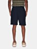 Basic Midi Regular Navy Shorts