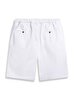 Basic Midi Regular Gabardine White Shorts