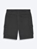 Basic Gabardine Regular Cargo Antracite Shorts