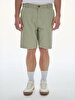 Linen Look Regular Midi Green Shorts