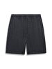 Basic Textured Gabardine Antracite Shorts