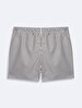 Striped Print Regular Green Sea Shorts