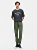 Jogger Gabardine Green Trousers