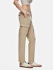 Gabardine Regular Cargo Beige Trousers
