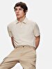Gabardine Regular Cargo Beige Trousers