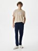 Basic Gabardine Regular Navy Trousers