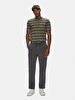 Straight Leg Gabardine Antracite Trousers