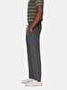 Straight Leg Gabardine Antracite Trousers