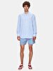 Regular Long Sleeve Blue Shirt