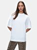 Multicolor Print With Print Relaxed White T-shirt