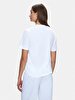 Sign With Print Short Sleeve Regular White T-shirt