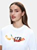Sign With Print Short Sleeve Regular White T-shirt