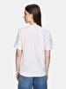 Sign With Print Short Sleeve Regular Lilac T-shirt
