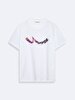 Sign With Print Short Sleeve Regular White T-shirt