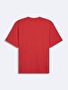 Sign With Print Short Sleeve Regular Red T-shirt