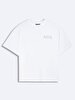Print With Print Short Sleeve Relaxed White T-shirt