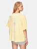 Print With Print Short Sleeve Relaxed Orange T-shirt