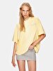 Print With Print Short Sleeve Relaxed Orange T-shirt