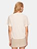 Crew Neck Short Sleeve Regular Beige T-shirt