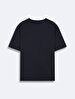 Crew Neck Short Sleeve Regular Navy T-shirt