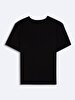 Crew Neck Short Sleeve Regular Black T-shirt