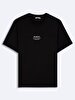 Crew Neck Short Sleeve Regular Black T-shirt