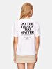 Surface With Print Basic Short Sleeve Regular White T-shirt