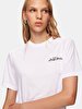 Surface With Print Basic Short Sleeve Regular White T-shirt