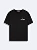 Surface With Print Basic Short Sleeve Regular Black T-shirt