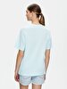 Sign With Print Short Sleeve Regular Blue T-shirt