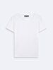 Basic Short Sleeve U-neck Regular White T-shirt