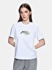 Sign With Print Short Sleeve Regular White T-shirt