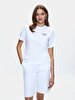 Print With Print Short Sleeve Regular White T-shirt