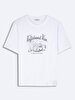 Print With Print Short Sleeve White T-shirt