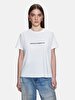 Print With Print Short Sleeve Regular White T-shirt