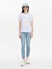 Regular Si̇gned Short Sleeve White T-shirt