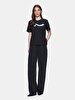 Regular Si̇gned Short Sleeve Black T-shirt