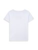 Short Sleeve Basic V-neck Slim White T-shirt