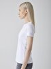 Short Sleeve Basic Crew Neck Slim White T-shirt