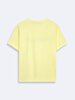 Sign With Print Short Sleeve Regular Yellow T-shirt