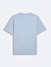 Sign With Print Short Sleeve Regular Blue T-shirt