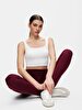 Spaghetti Strap Square Collar Crop Slim White Athlete