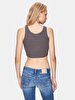Front Buttoned Basic Knitting Slim Antracite Athlete