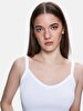 V-neck Crop Slim White Athlete