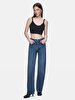 V-neck Crop Slim Black Athlete