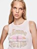 Print Crew Neck Pink Athlete