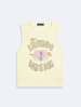 Print Crew Neck Yellow Athlete