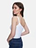 Slim Fit Spaghetti Strap White Athlete