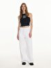 Print Halter Collar Black Athlete