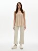 Regular Wide Collar Oversized Beige Athlete